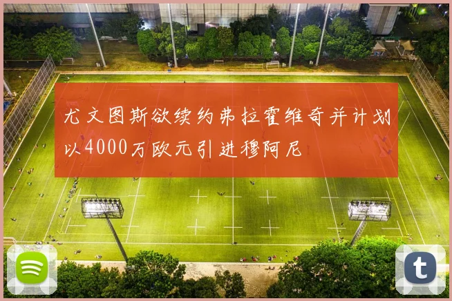 尤文图斯欲续约弗拉霍维奇并计划以4000万欧元引进穆阿尼